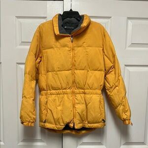 Pacific Trail Yellow Puffer Jacket with Down Feathers Women’s Size Medium